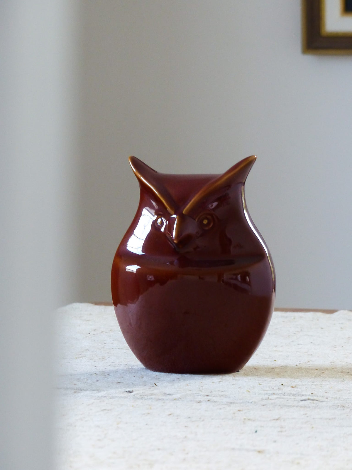 Hibou vintage en céramique