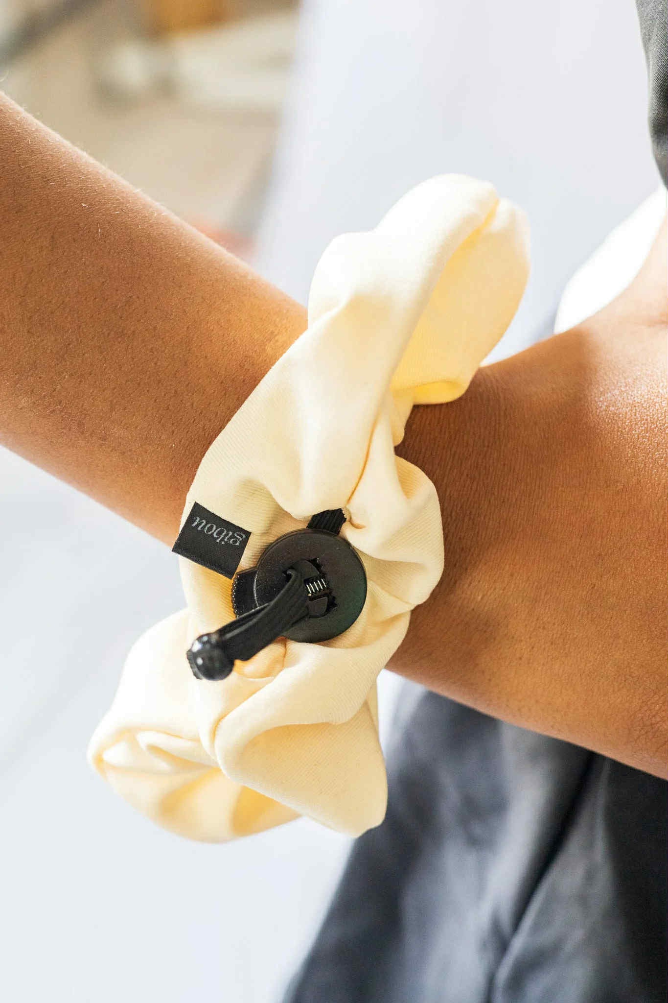 Chouchou sport à tenue solide - BANANE