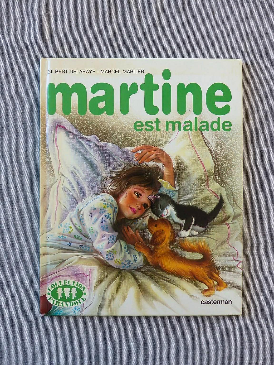 Livre jeunesse vintage - Martine est malade