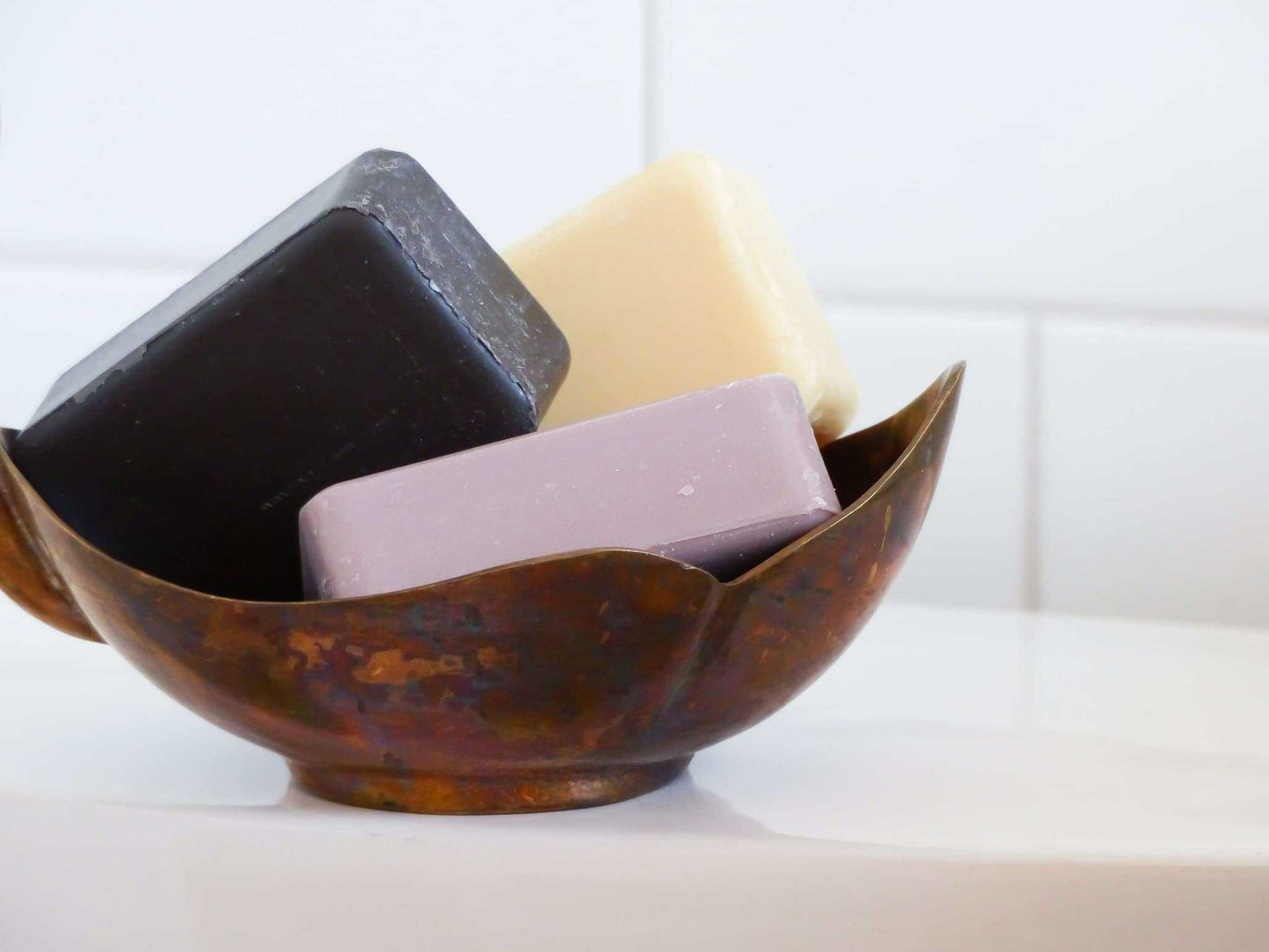 Porte-savon en laiton