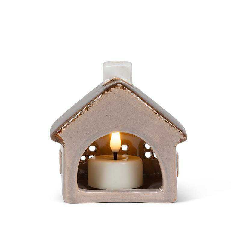 Petite maison avec fenêtre - Grise