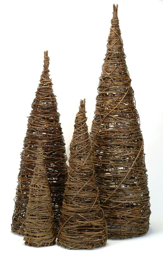 Sapins décoratifs en branches naturelles - 4 formats disponibles