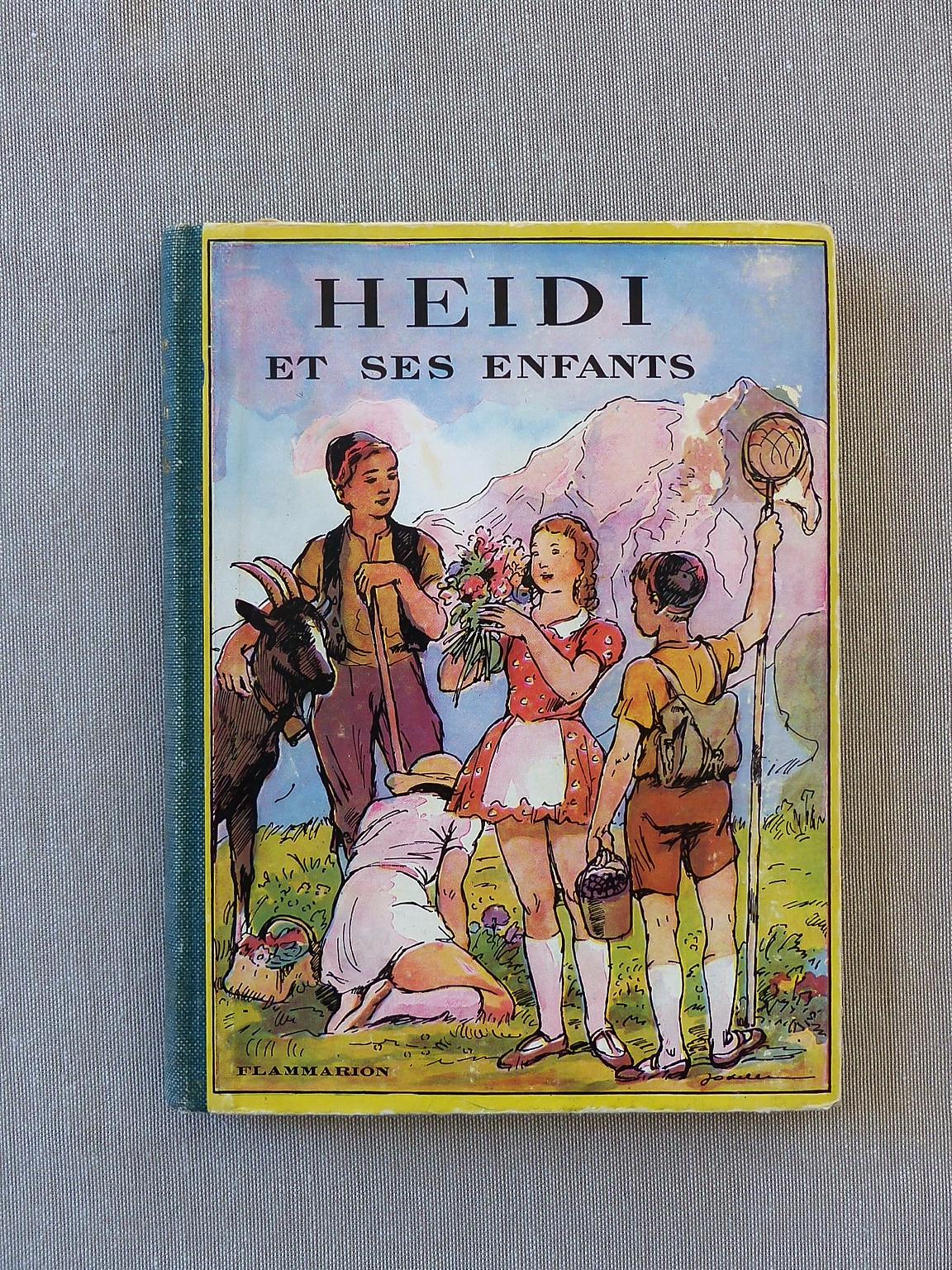 Duo de Livre jeunesse - Heidi et ses enfants 1939, et Au pays de Heidi, 1958
