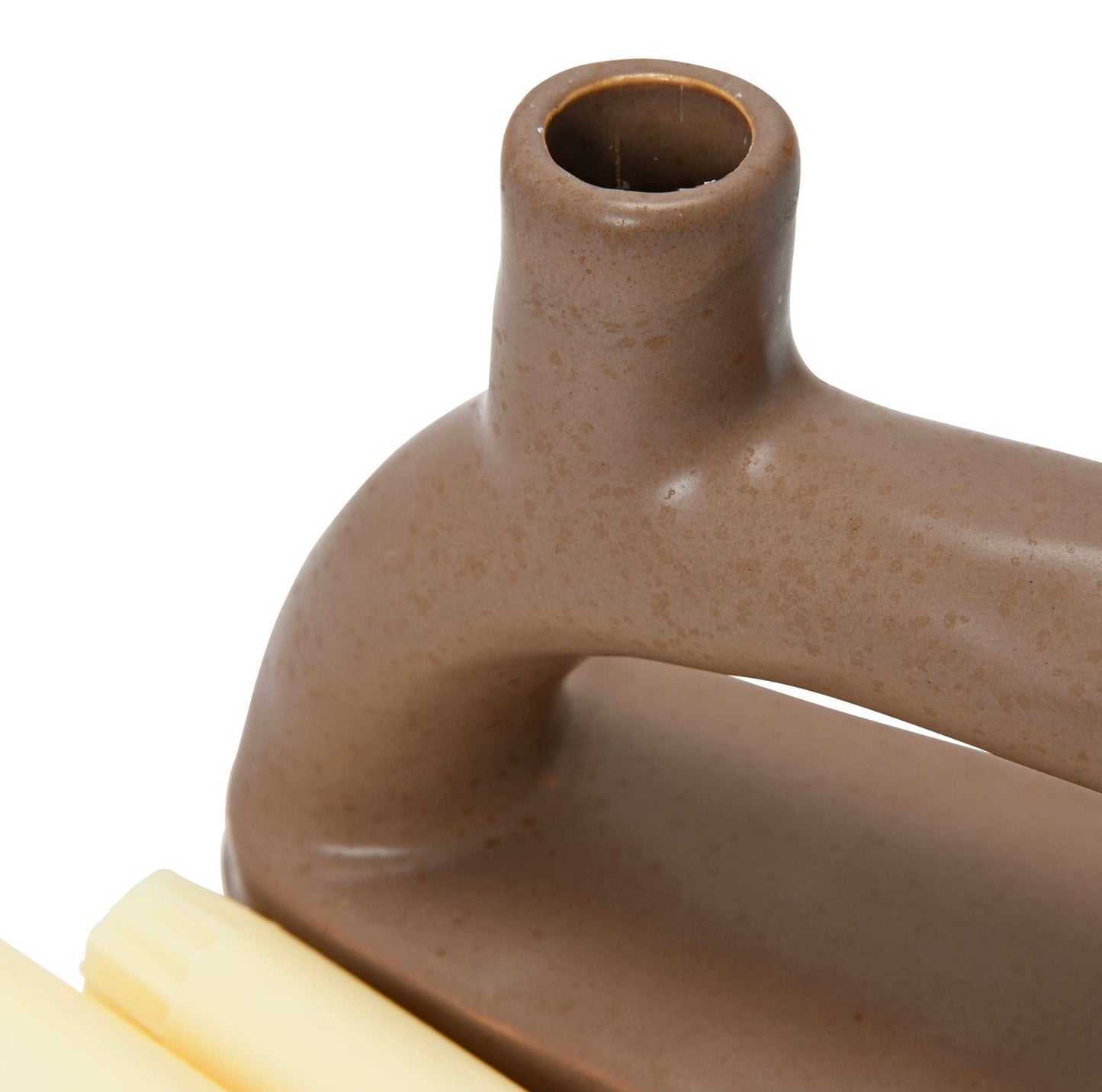 Bougeoir double en grès