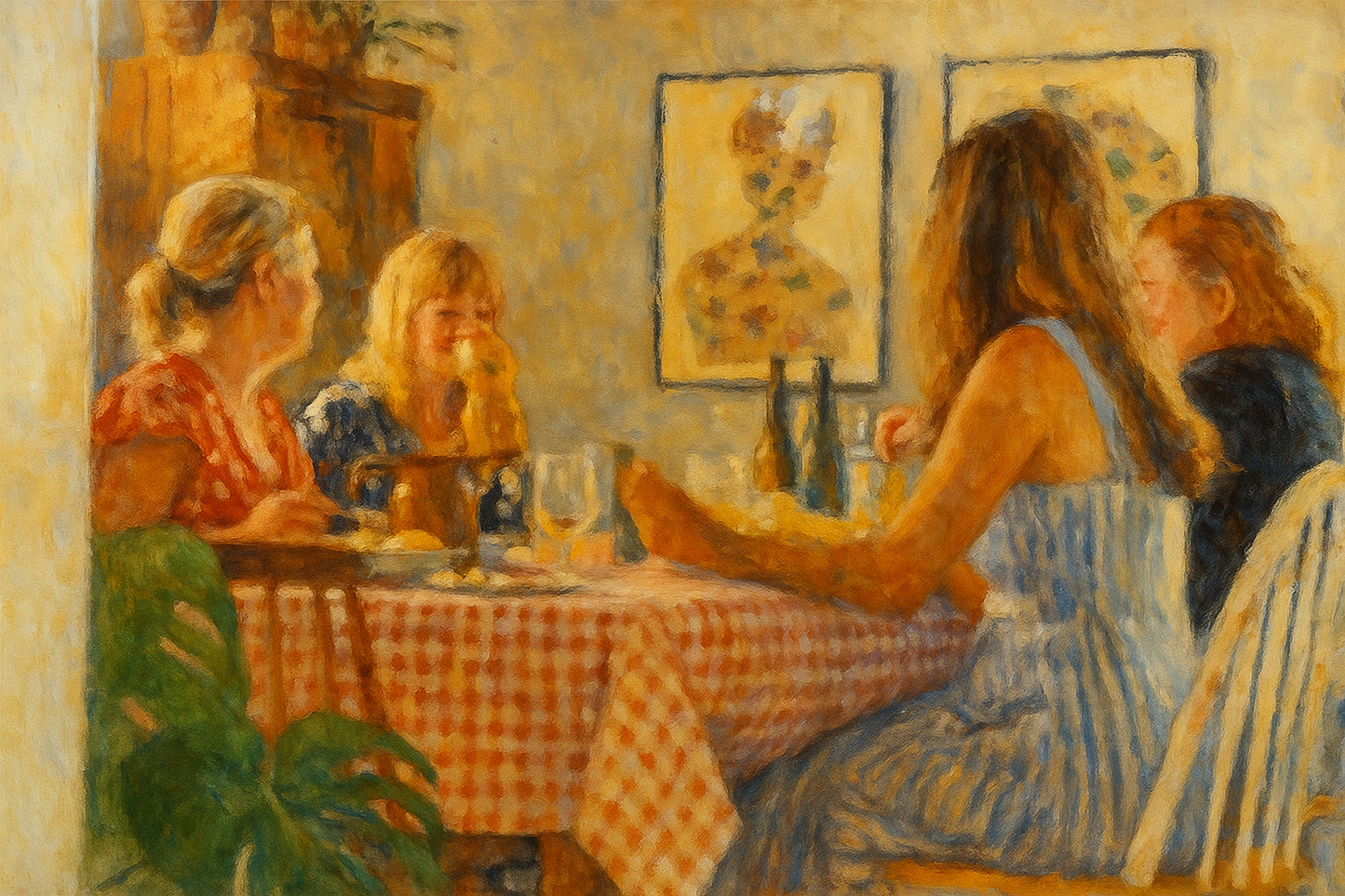 Nappe VICHY - Corail