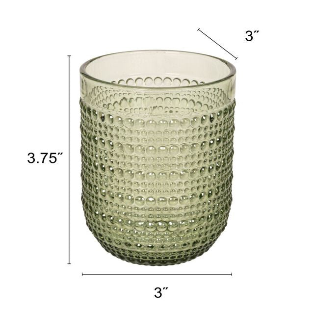 Verre texturé BOTANIST, vert
