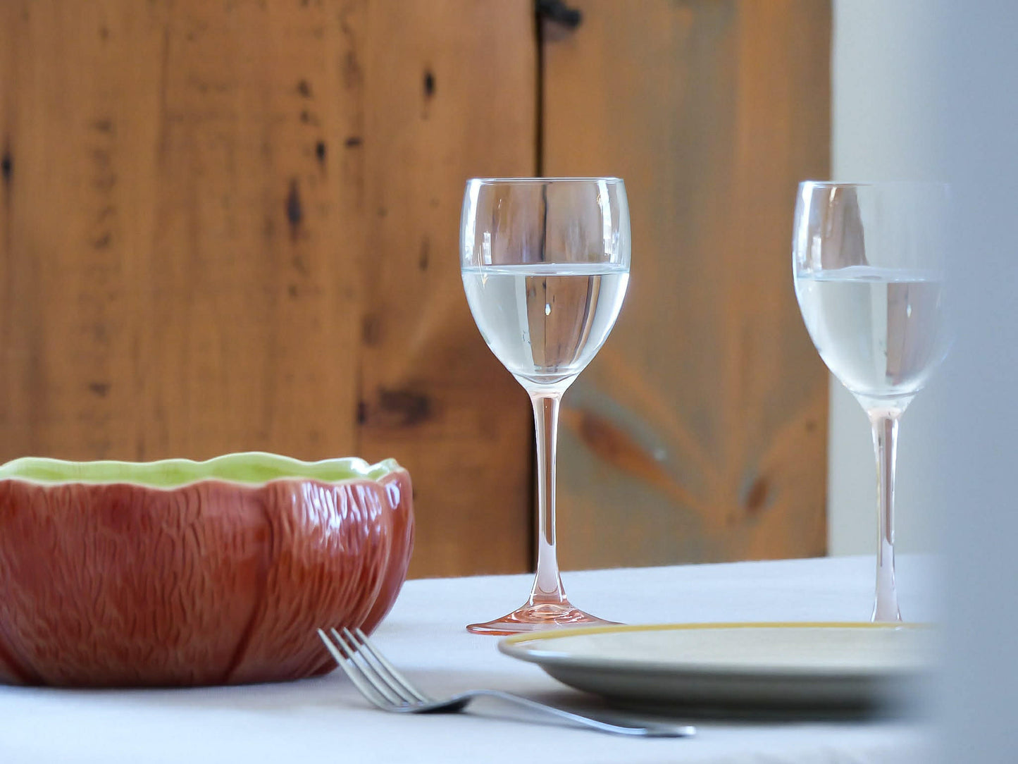 Verres à vin blanc LUMINARC, pied rose blush, ensemble de 6