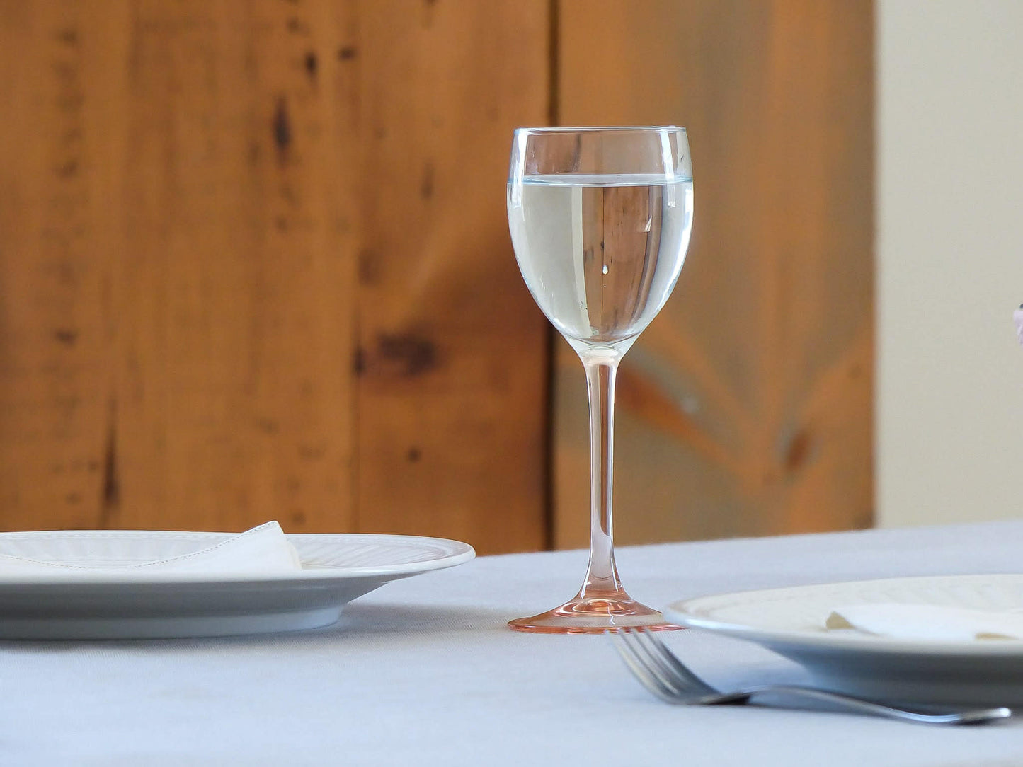 Verres à vin blanc LUMINARC, pied rose blush, ensemble de 6