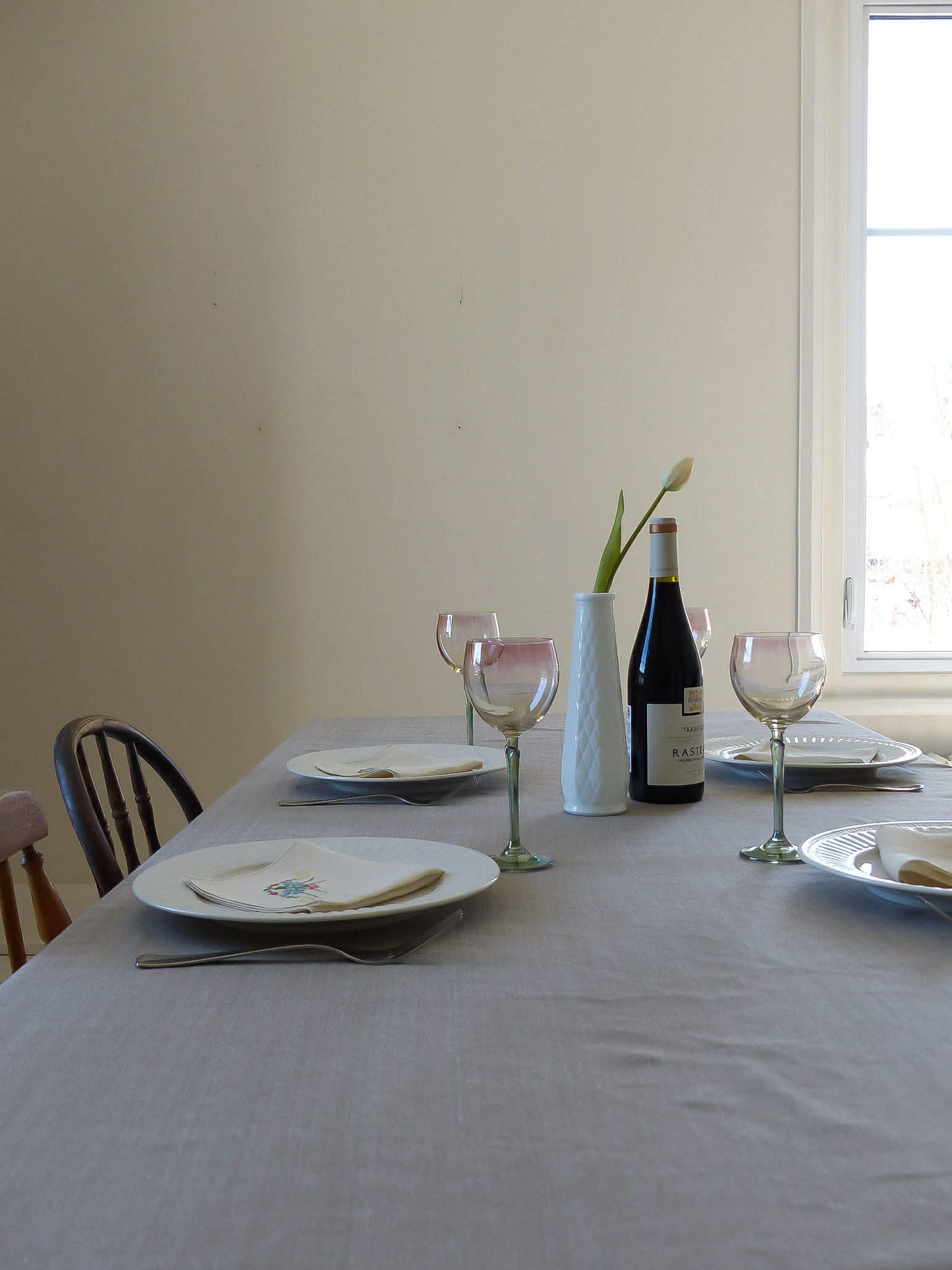 Verres à vin vintage aux teintes dégradées, ensemble de 6