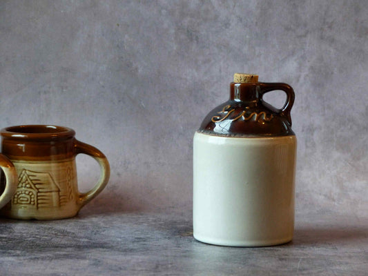 Cruche en grès vintage - Céramique de BEAUCE