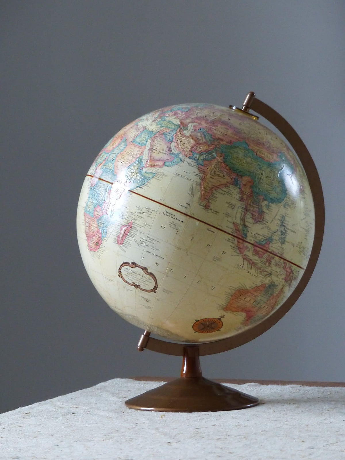 Globe terrestre vintage