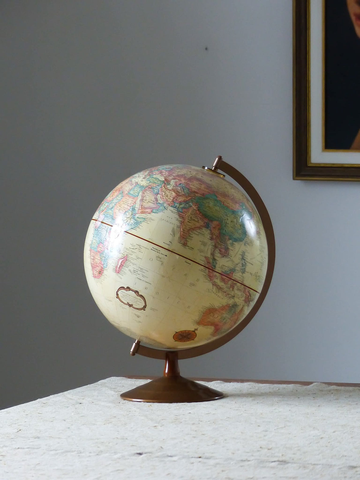 Globe terrestre vintage
