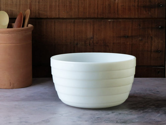 Grand bol blanc texturé - PYREX