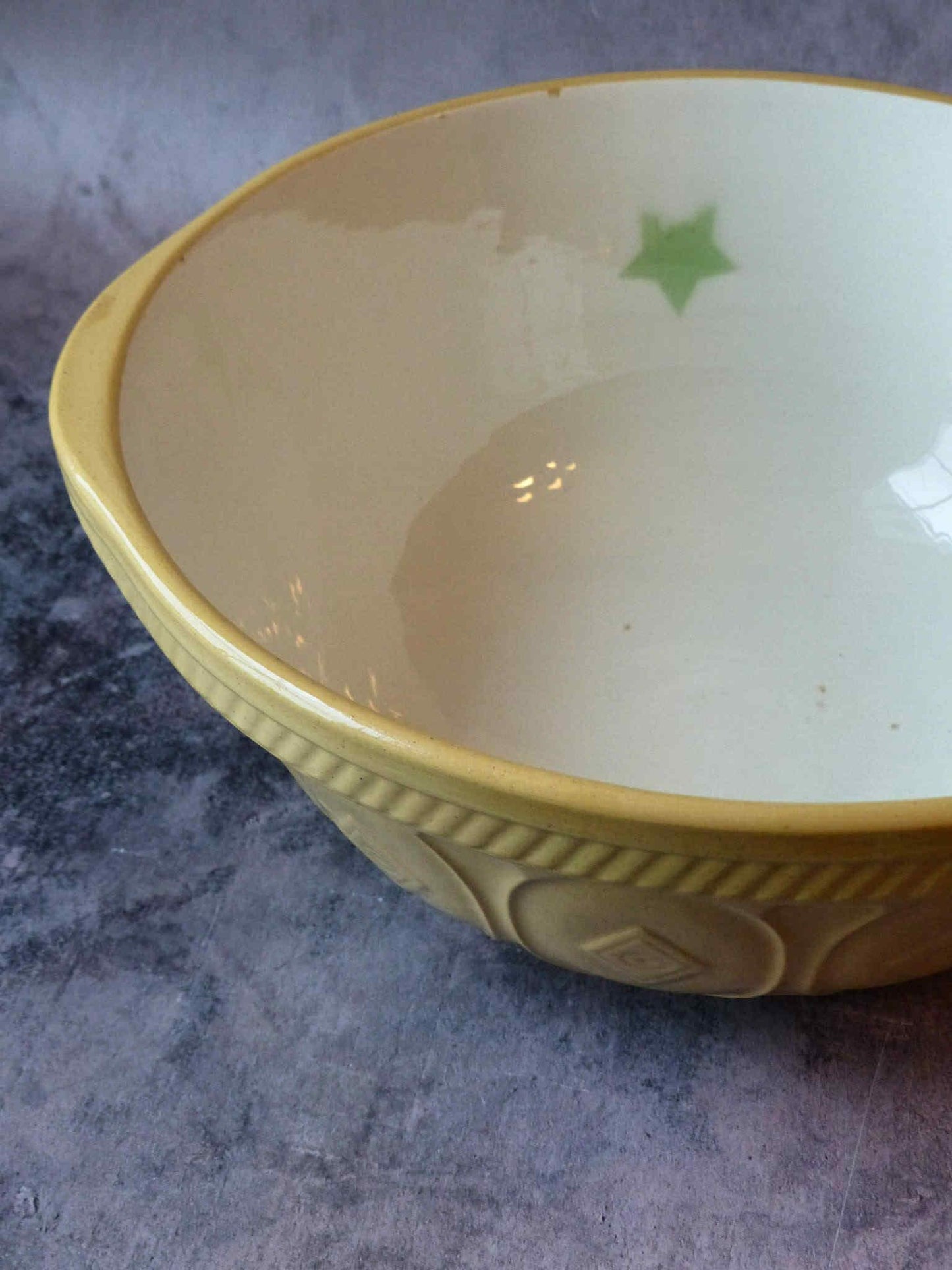 Grand bol à mélanger antique GRIPSTAND, T.G. GREEN & CO