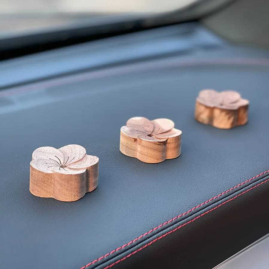 Diffuseur d'huiles essentielles en bois pour voiture | Porte-encens