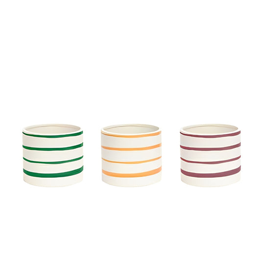 Cache-pots printaniers - 3 couleurs - P