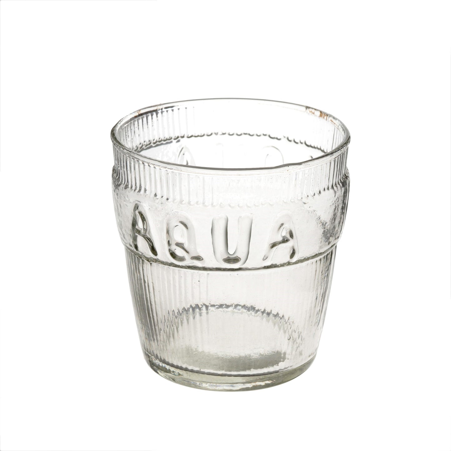 Gobelet AQUA en verre pressé