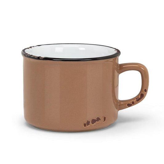 Tasse Enamel - Taupe - Cappuccino