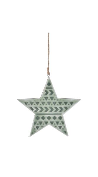 Ornements Étoile verte - 3 formats