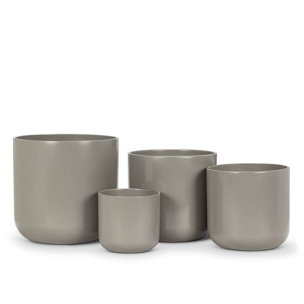 Pot classique gris - L