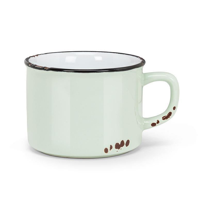 Tasse Enamel - Menthe - Cappuccino