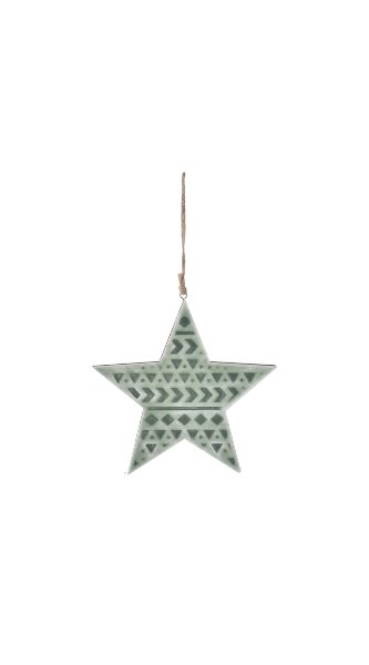 Ornements Étoile verte - 3 formats