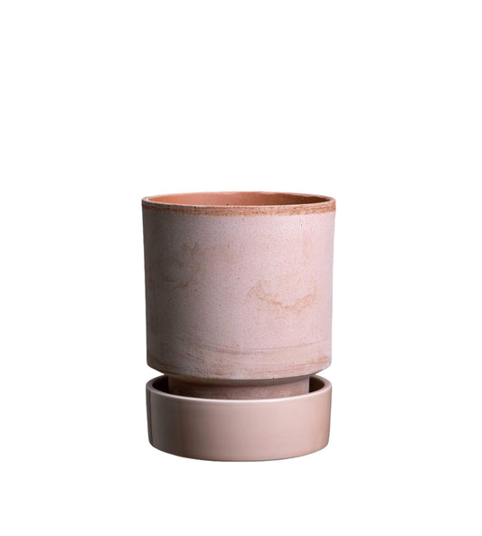 Pot Bergs Potter - Hoff  - Base glacée  rose - 18 cm