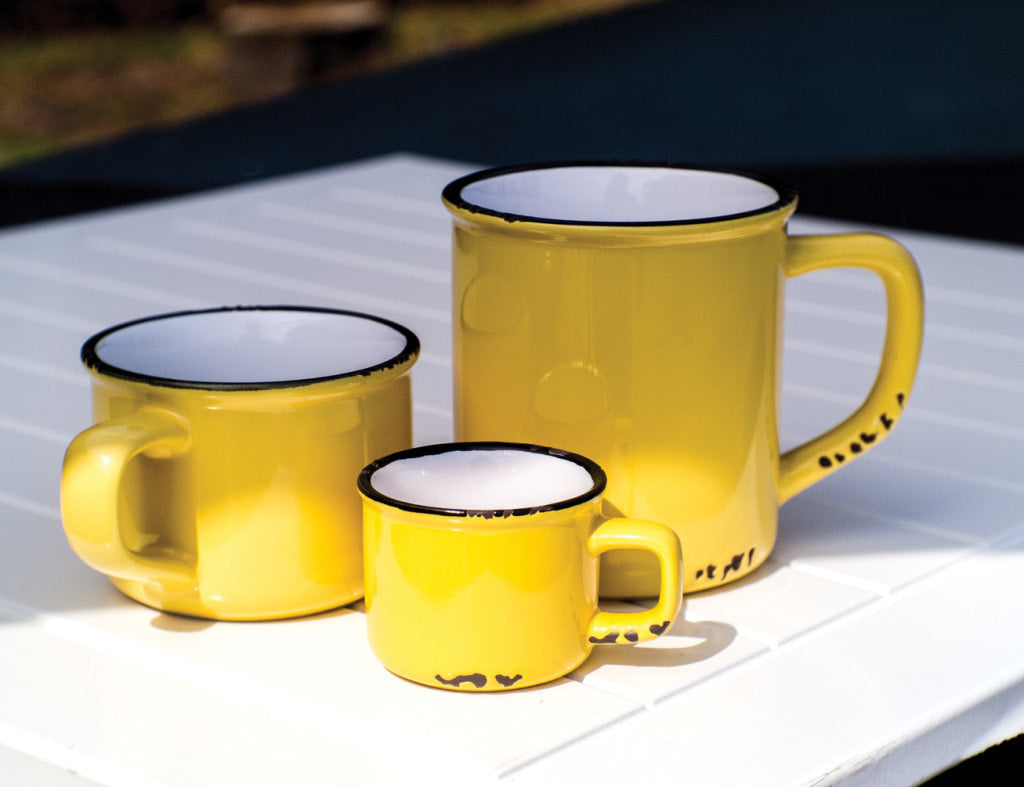 Tasse Enamel Jaune