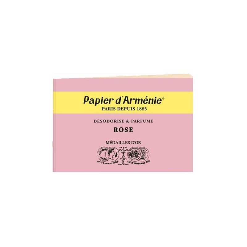 Papier d'Arménie "La Rose" Le Carnet